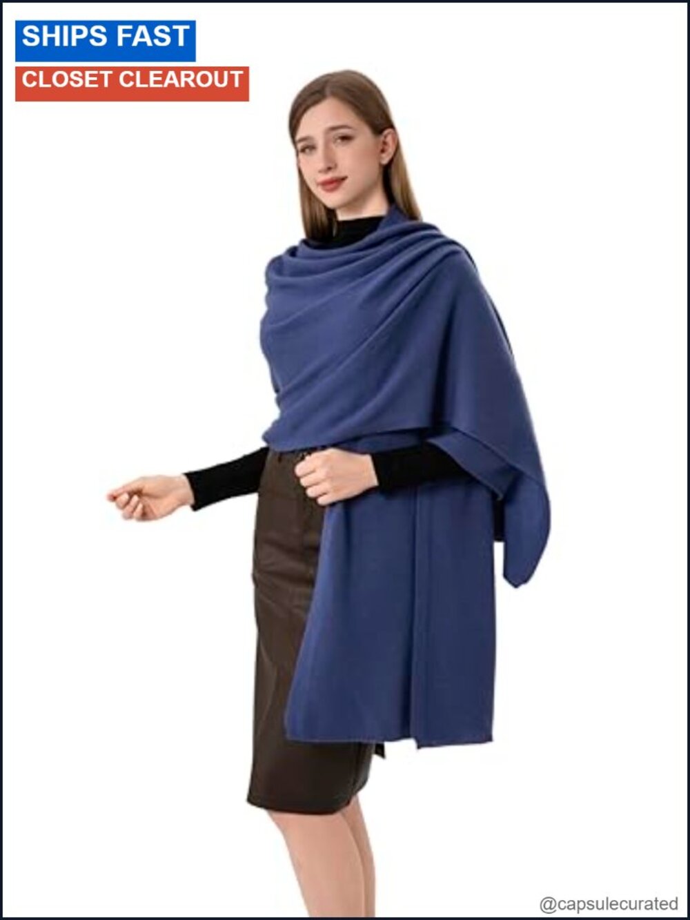 Cashmere Wool Wrap Scarf Stole Extra Large Travel Blanket Shawl